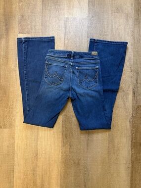 Ariat Perfect Rise Katie Flare Jeans Dark Wash Western Size 26 Long